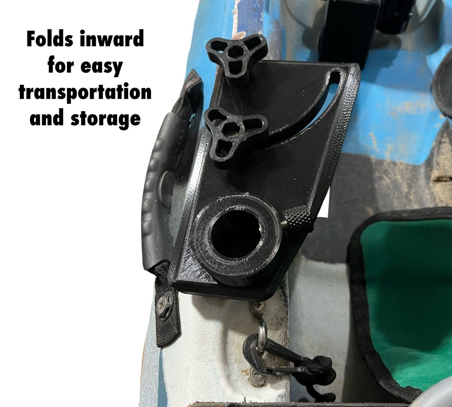 Folding Kayak Transducer Arm Mount - Livescope & 2D Sonar