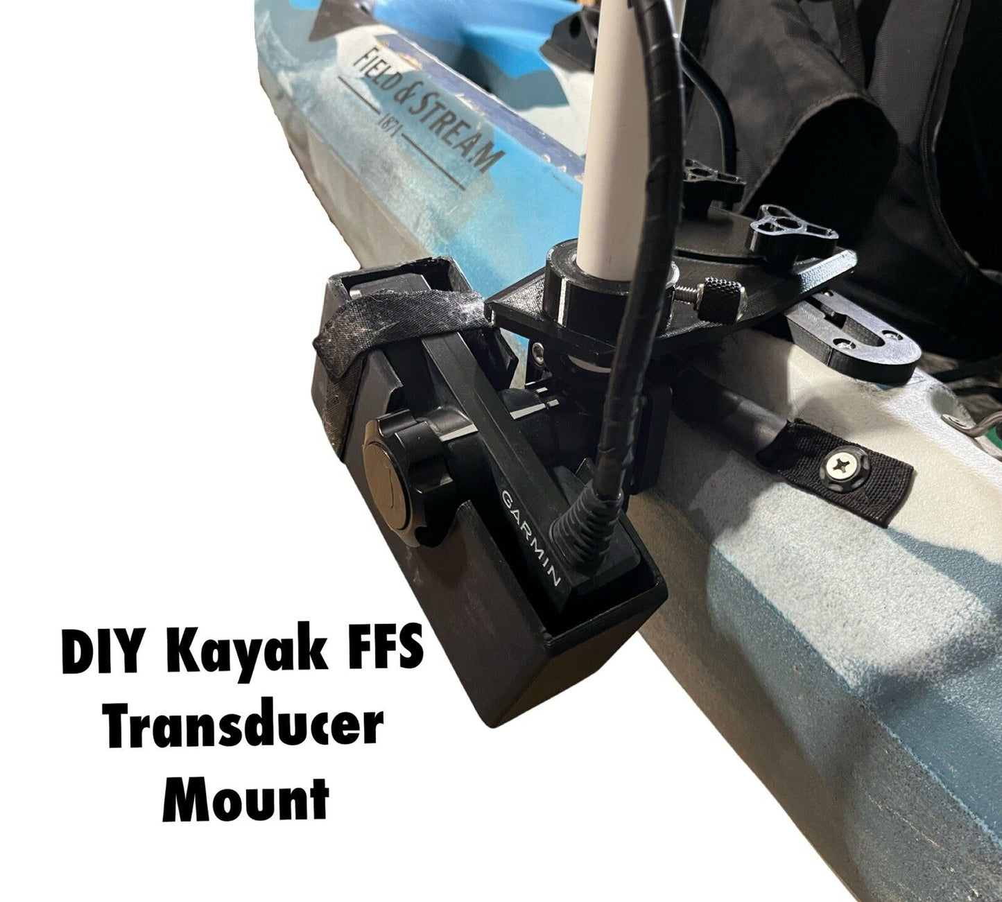 Folding Kayak Transducer Arm Mount - Livescope & 2D Sonar