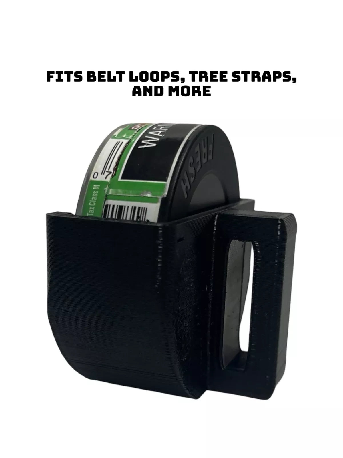 Dip Holster For Belt Loop & Saddle Hunting - Skoal Tin Holder - Chew Can