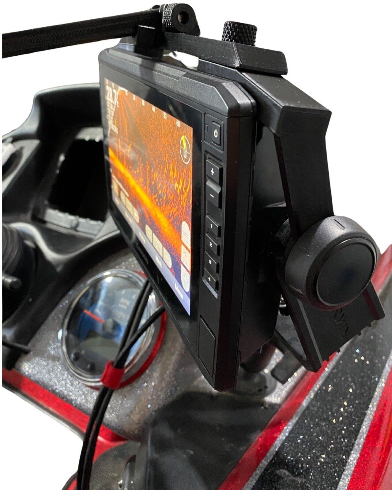 GoPro Mount for Garmin Echomap 93sv plus/UHD - Livescope Media Influencer Mount