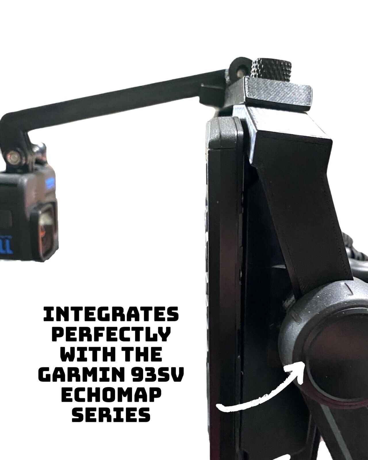 GoPro Mount for Garmin Echomap 93sv plus/UHD - Livescope Media Influencer Mount