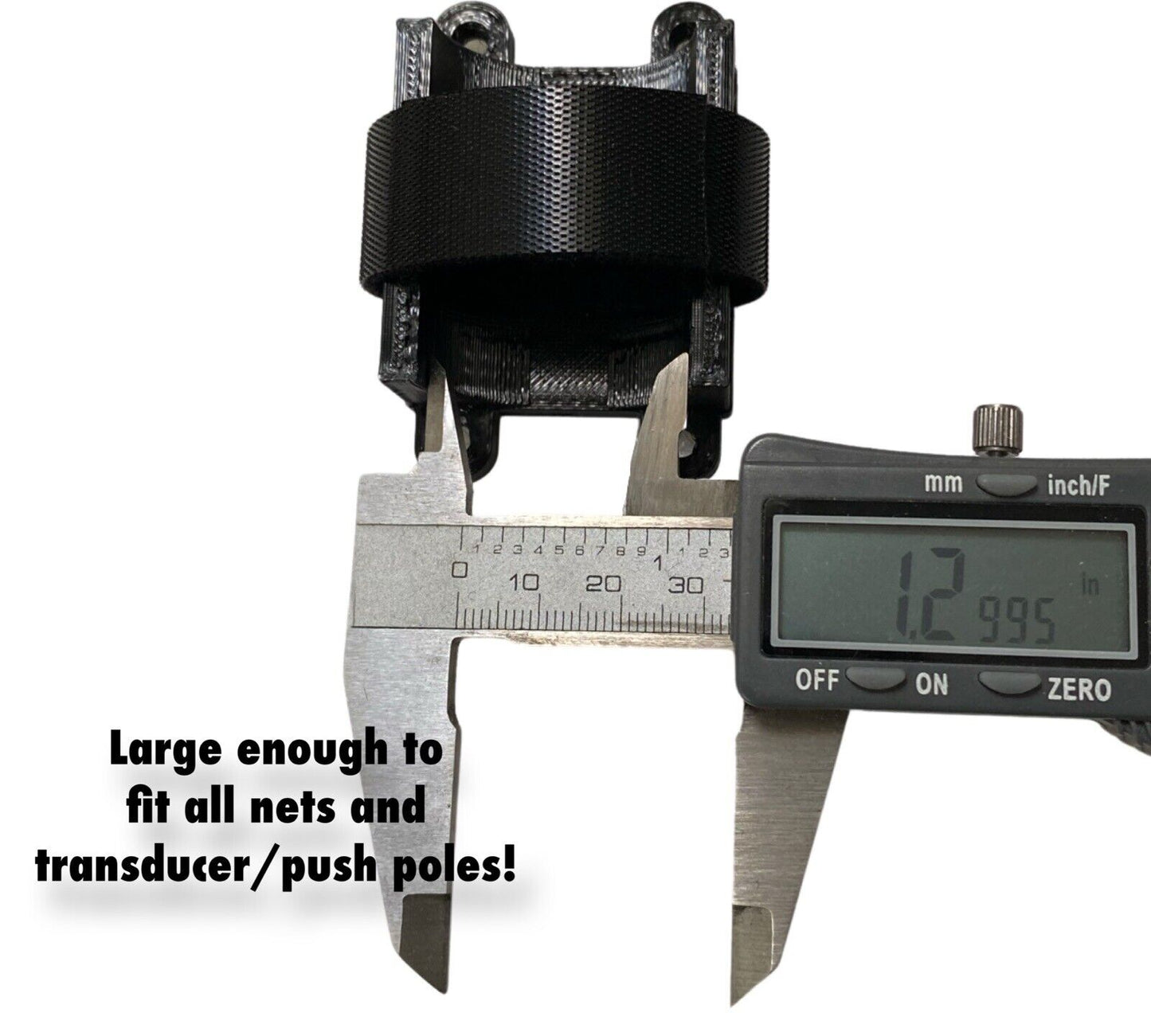 Transducer Pole, Net , And Push Pole Mounts - Flats Fishing, Livescope Pole, 2pc