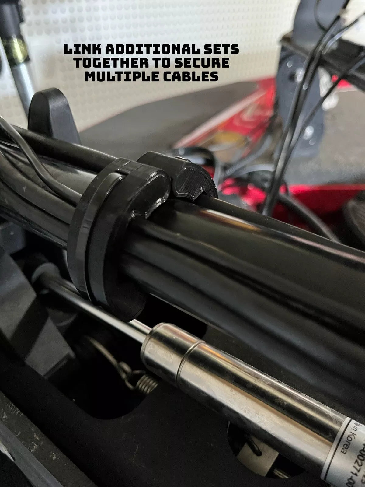 Universal Trolling Motor Transducer Cable Clips - Minn Kota, Garmin, Motorguide, Lowrance