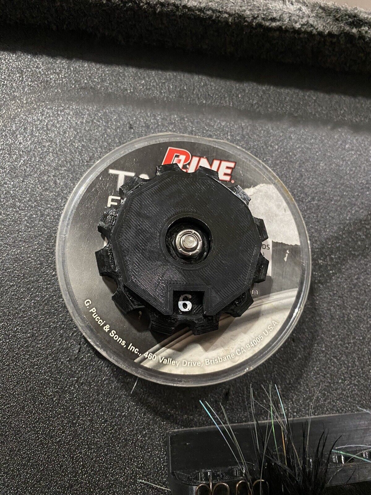 Leader Line Spool Mount