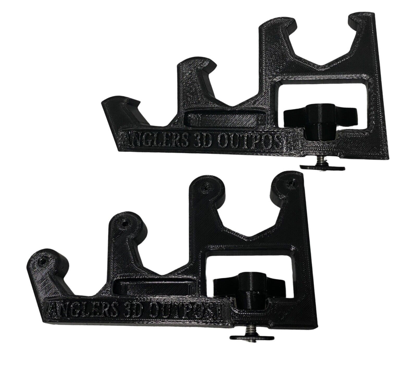 Triple Kayak Rod Rack - Horizontal rod holder set