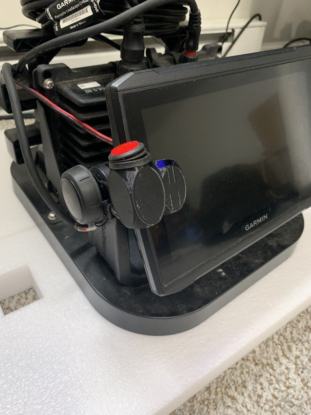 GLOW CUP For Garmin Livescope 93sv And 73cv Models - UV Light Ice Fishing Ring
