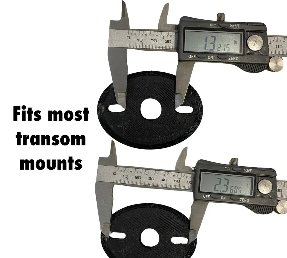 Ice Fishing Transducer Pole Adapter For 2D Sonar Transom Mount - For 3/4" PVC