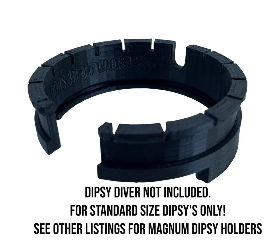 Dipsy Diver Storage For STANDARD Luhr Jensen Trolling Organizer - Wrap Snubber/ Lure /Line