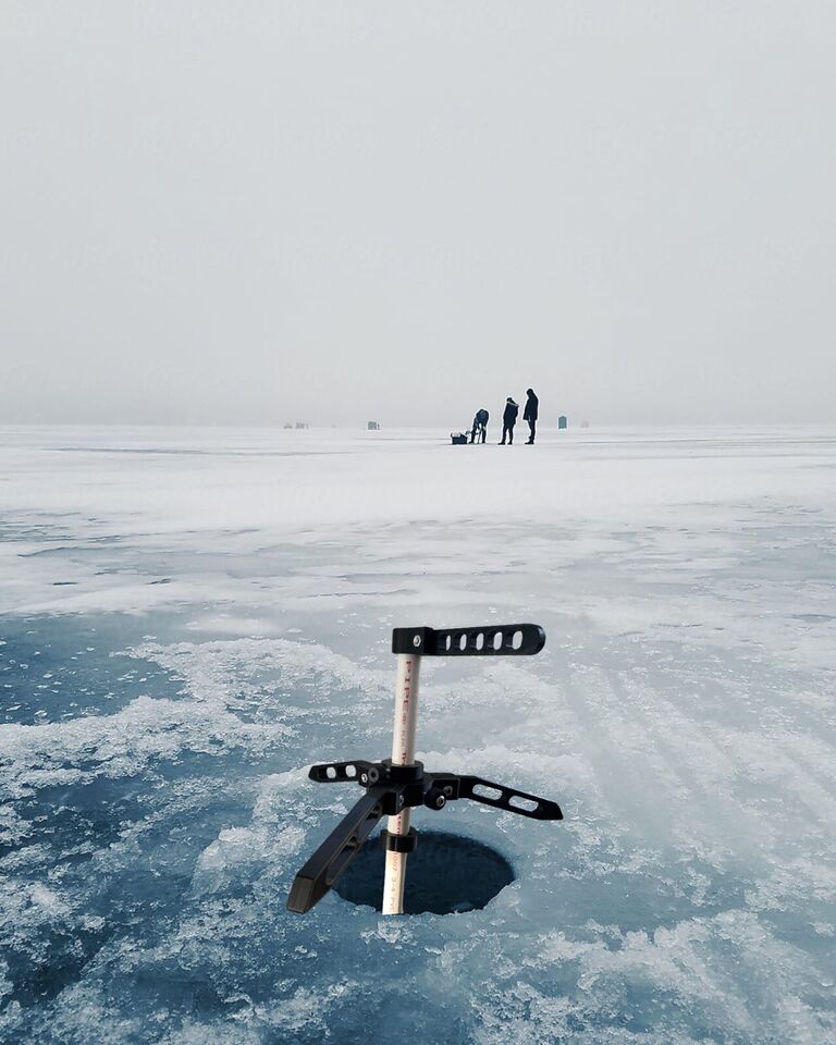 Ice Fishing Transducer pole - Garmin Livescope, Megalive, Activetarget, Easy DIY