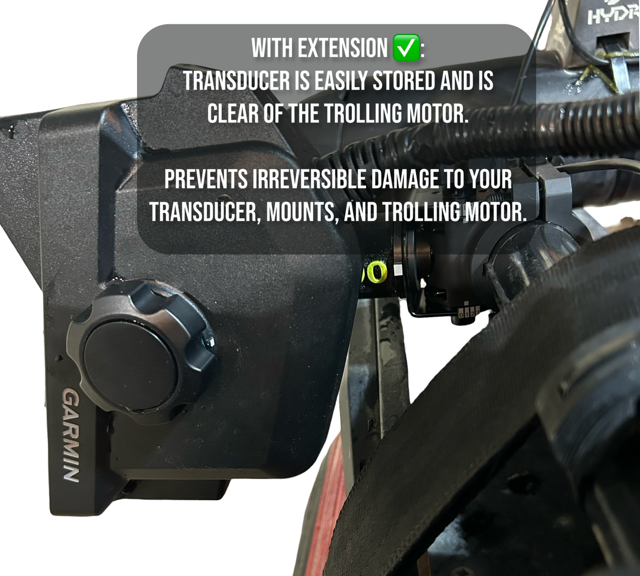 Extension Mount For Garmin Livescope 2 LVS44 & LVS42HD