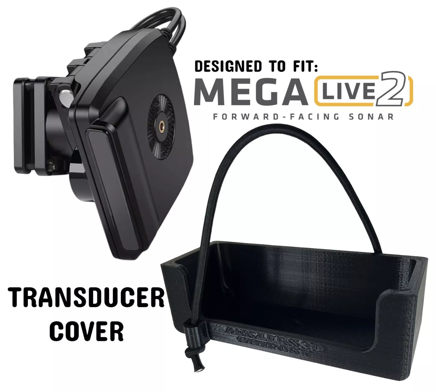 Humminbird Mega Live 2 Transducer Travel Cover - MegaLIVE 2 Forward Facing Sonar