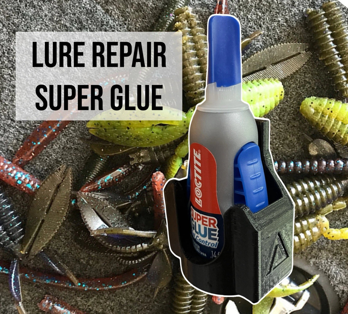 Super Glue Holder For Tournament Fishing Boats - Repair Lures Quickly & Save Money