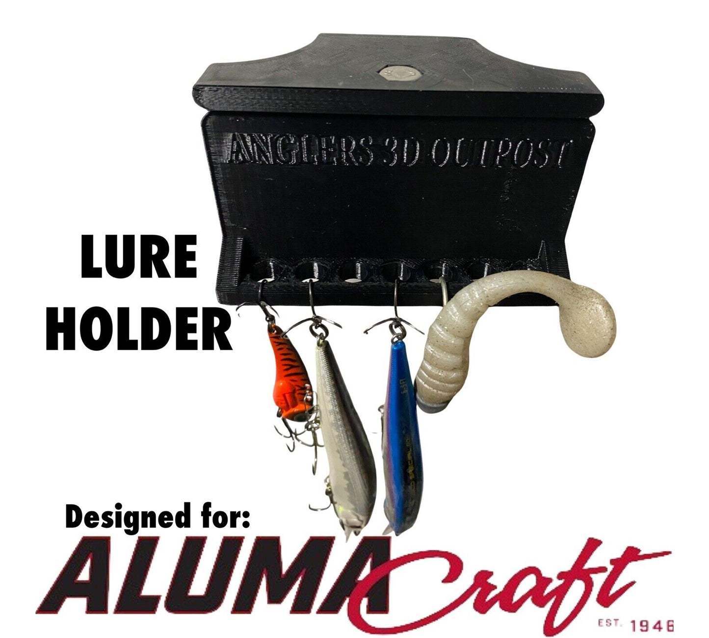 Lure Holder For AlumaCraft AlumaTrac Rail