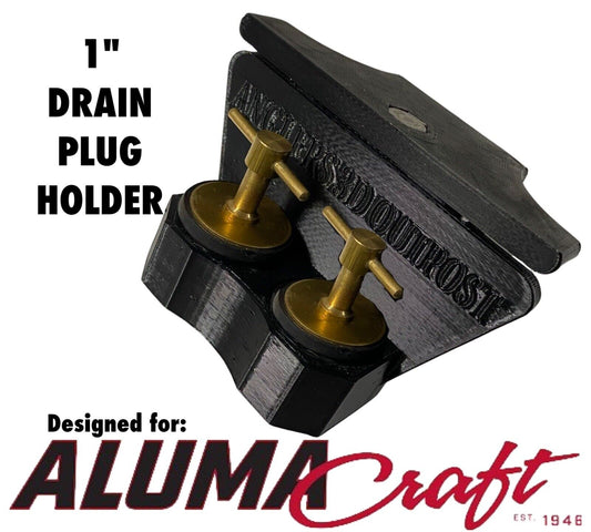 1" Drain Plug Holder For AlumaCraft AlumaTrac Rail