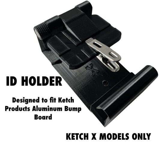 ID Holder For Ketch Products Aluminum Bump Board - Tournament Fishing Ketch-X Only