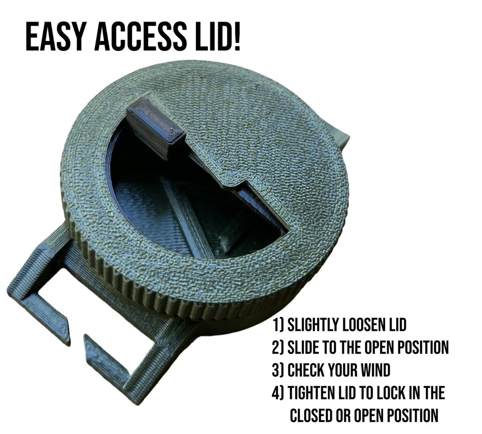 Bow Hunting Milkweed Dispenser - Wind Indicator Fluff For Saddle Hunters