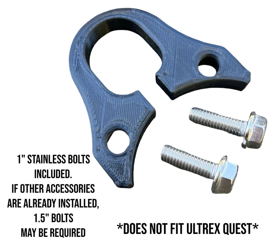 Transducer Cable Management for Ultrex - Stainless Bolts - Anti Pinch