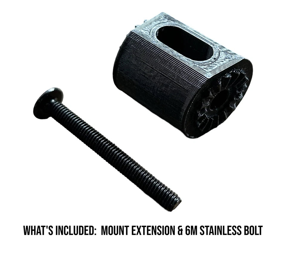 LVS-32 0° Mount Extension For Garmin Livescope -Fits Stock 8° Mount- LVS32 only